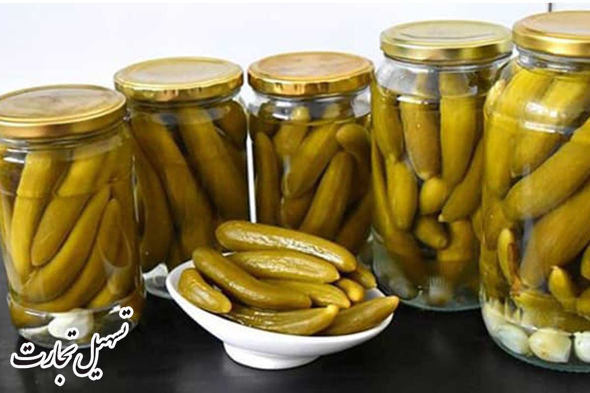 صادرات خیارشور به عراق