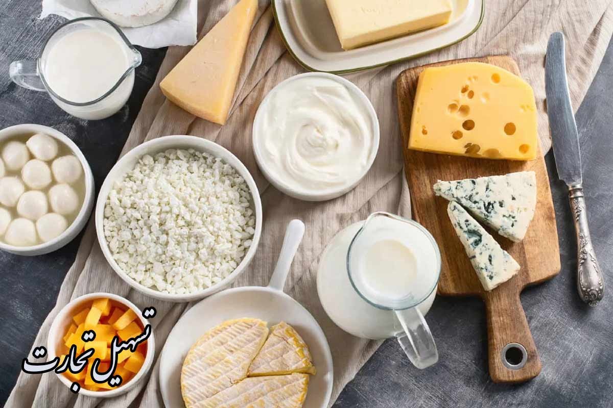 استيراد منتجات الألبان من إيران