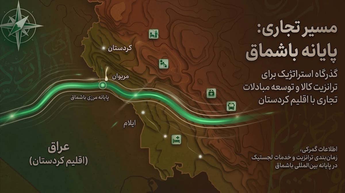 ارسال بار از مرز باشماق با شرکت تسهیل تجارت