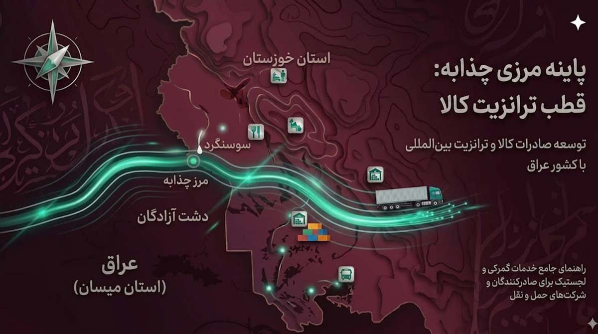 ارسال بار از مرز چذابه با شرکت تسهیل تجارت