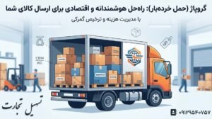 ارسال کالا به صورت گروپاژ با شرکت تسهیل تجارت